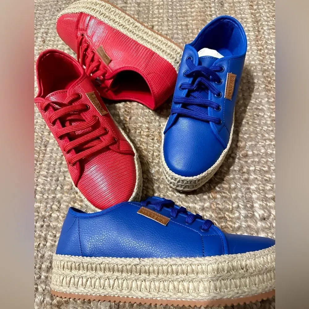 Red Espadrilles Sneakers